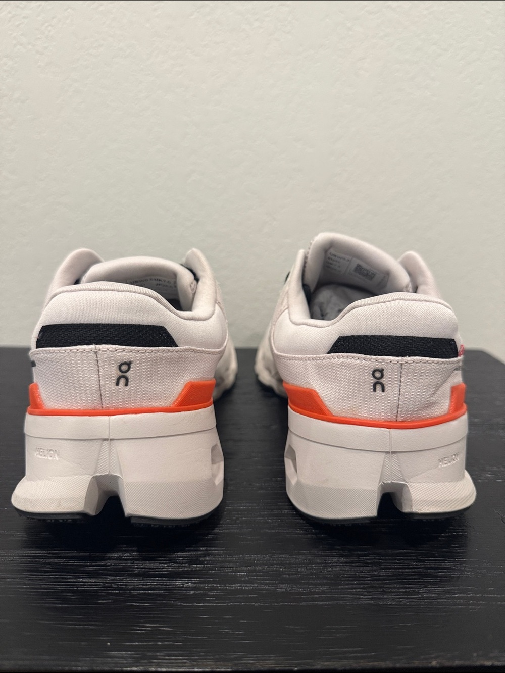 On Cloud Cloudrunner 2 White & Sand Running Shoes Women’s Size 9.5 W9.5 Orange - Picture 7 of 11